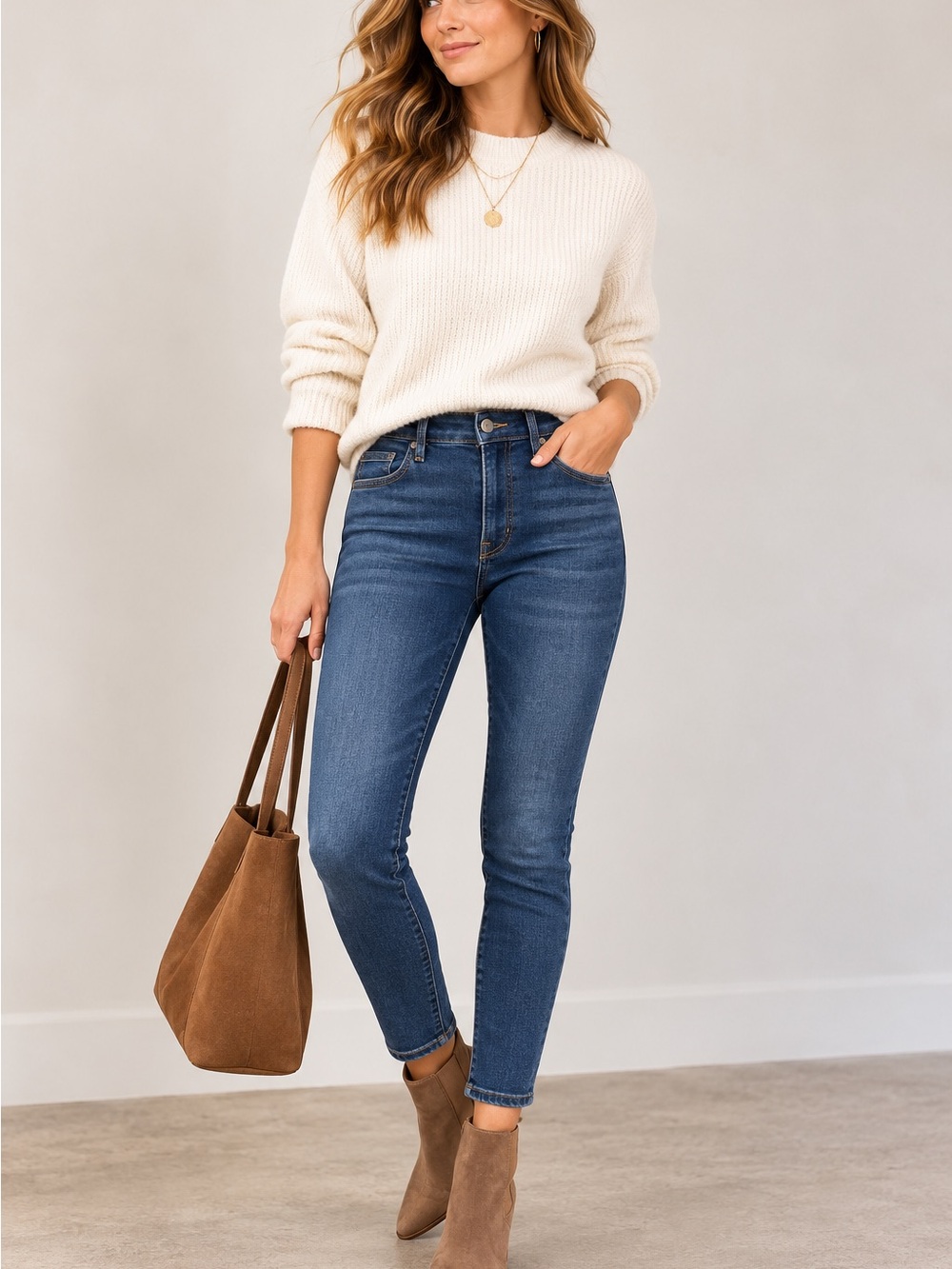 Everlane High Rise Skinny Ankle Jeans Size 27 Dark Wash Stretch Denim